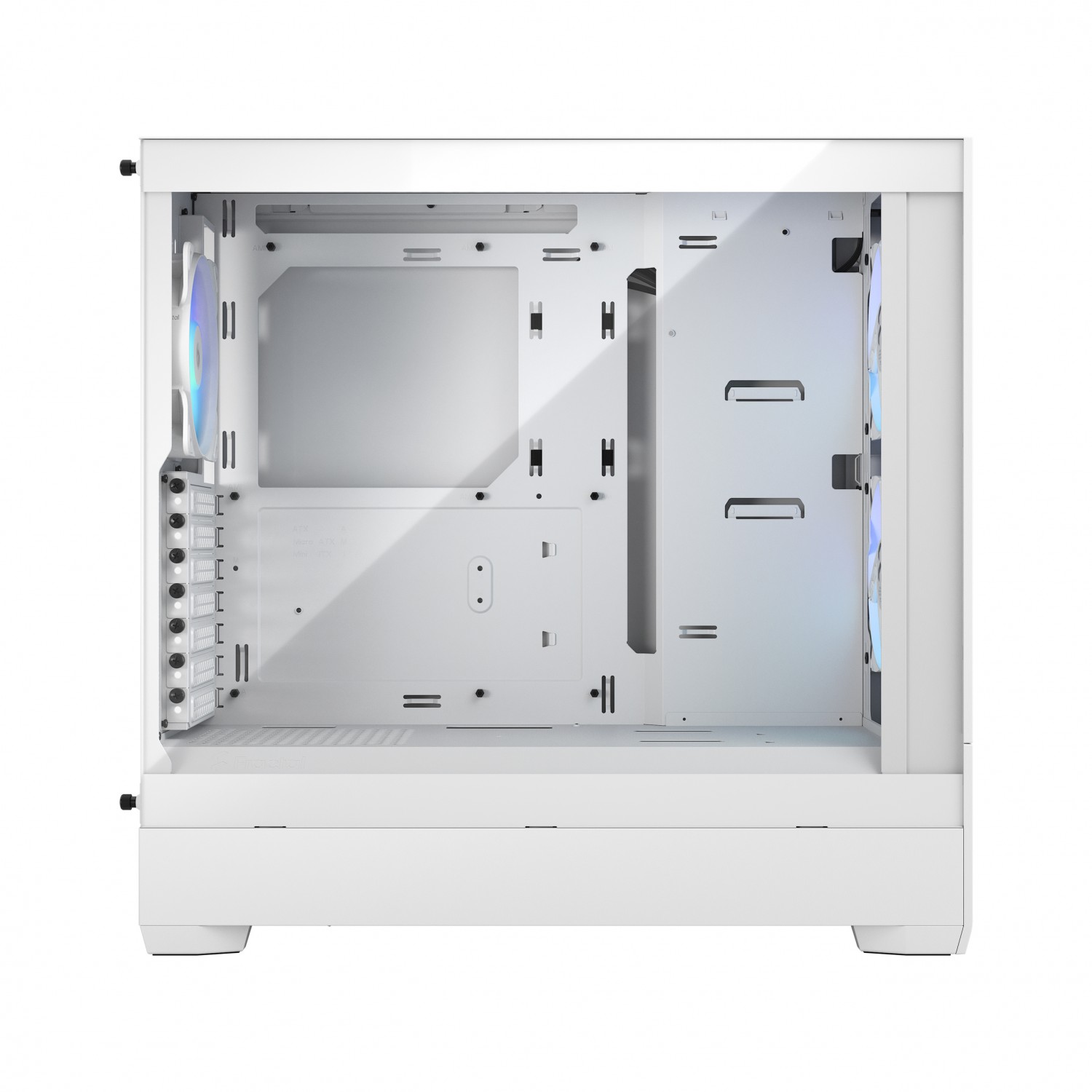 کیس کامپیوتر سفید فرکتال دیزاین مدل Fractal Design Pop Air RGB - White TG Clear Tint