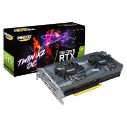 کارت گرافیک 8 گیگابایت INNO3D مدل RTX 3060 TI TWIN X2 OC 