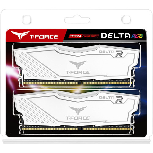 رم کامپیوتر DDR4 دو کاناله 3000mhz CL16 تیم گروپ مدل T-Force Delta RGB 2x8GB