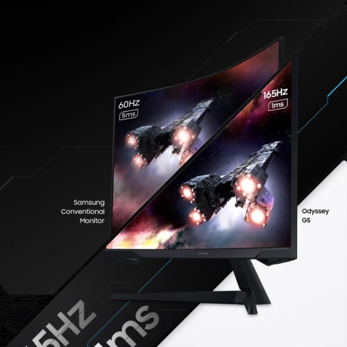 مانیتور خمیده گیمینگ سامسونگ مدل Odyssey G5 LS27CG552EMXUE 
