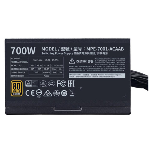 پاور کولر مستر مدل MWE Bronze 700W V2