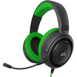 هدست مخصوص بازی کورسیر مدل CORSAIR HS35 STEREO GREEN