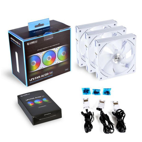 فن کیس لیان لی مدل UNI Fan AL 120 Triple W بسته 3 عددی